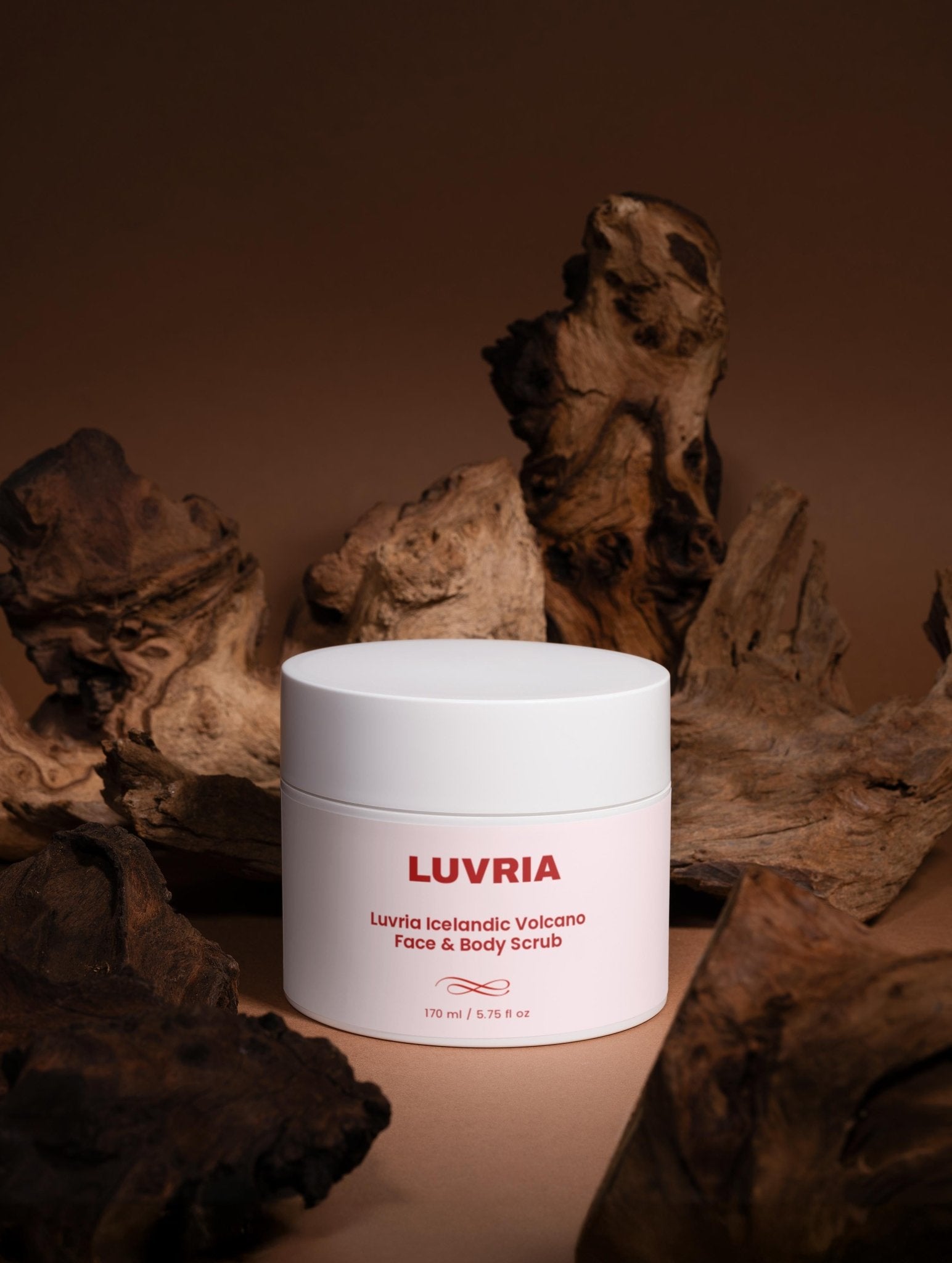 luvria Icelandic Volcano Face & Body Scrub - Luvria