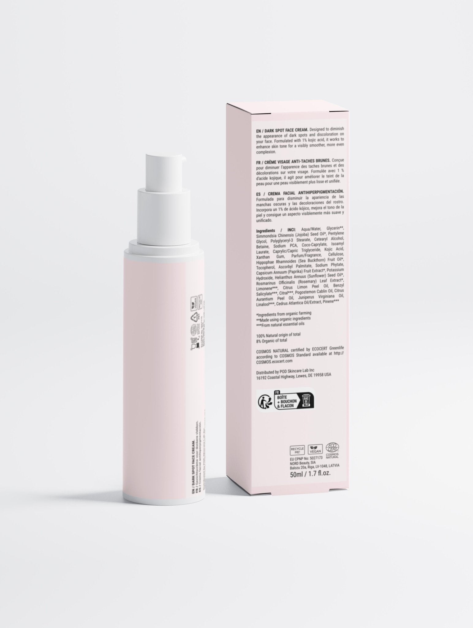 Luvria Dark Spot Face Cream with Kojic Acid - Luvria